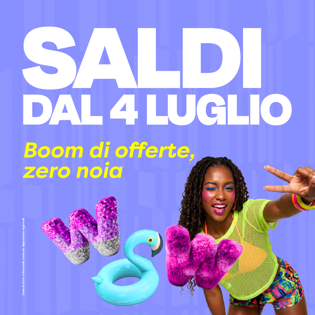 Saldi dal 4 luglio