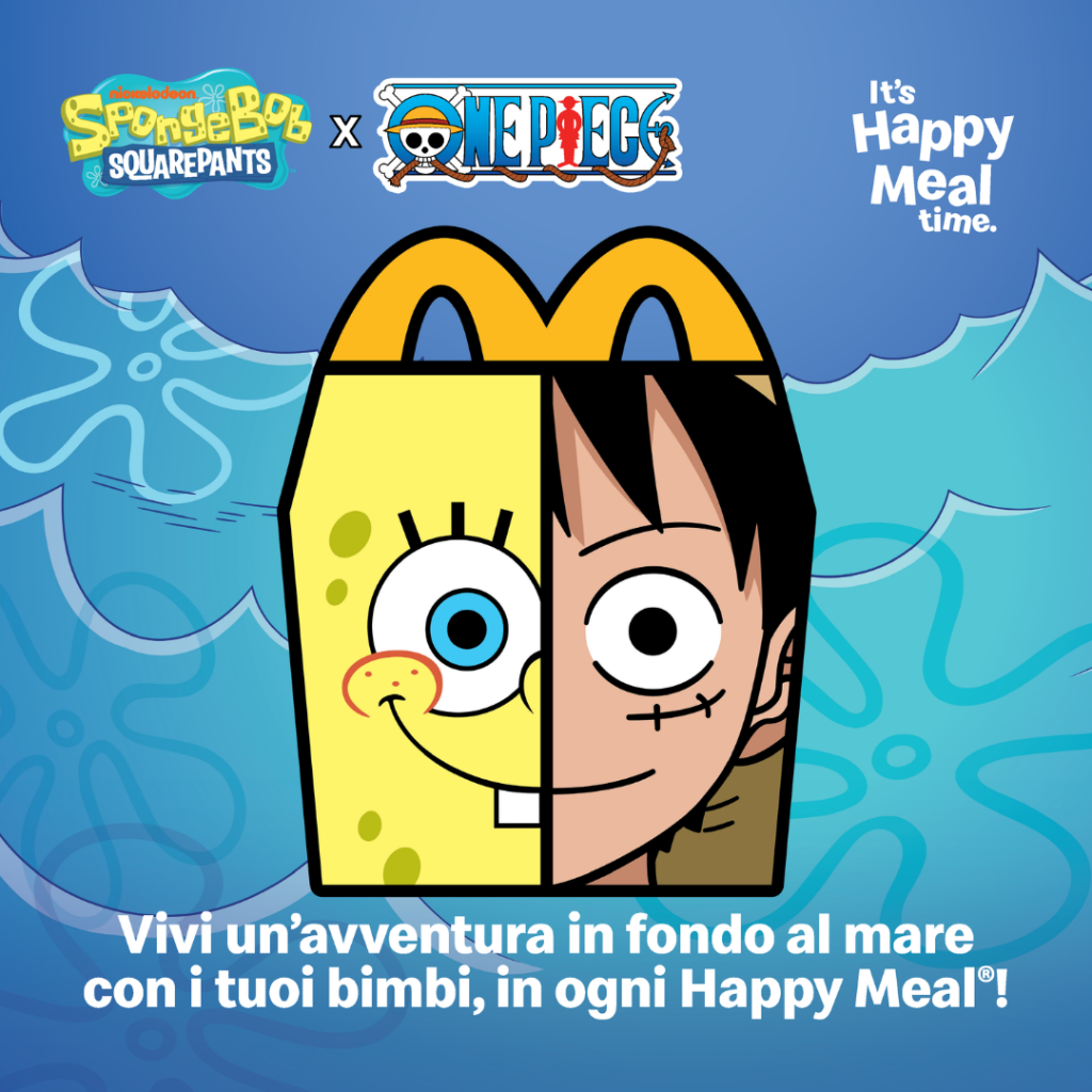 Arriva Spongebob x One Piece